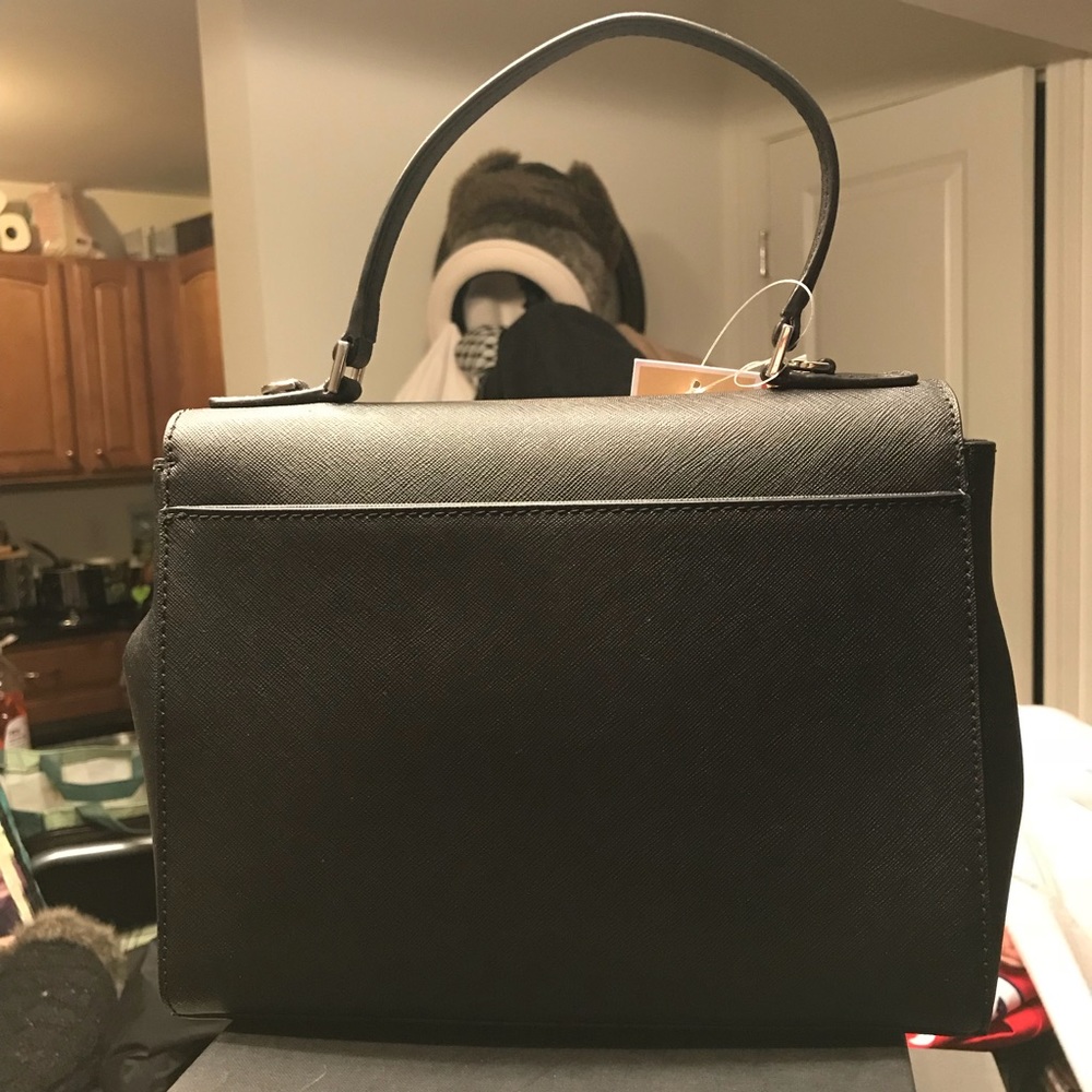 Sold!Michael Kors Calli Black Jewel Medium Satchel - Picture 3 of 7